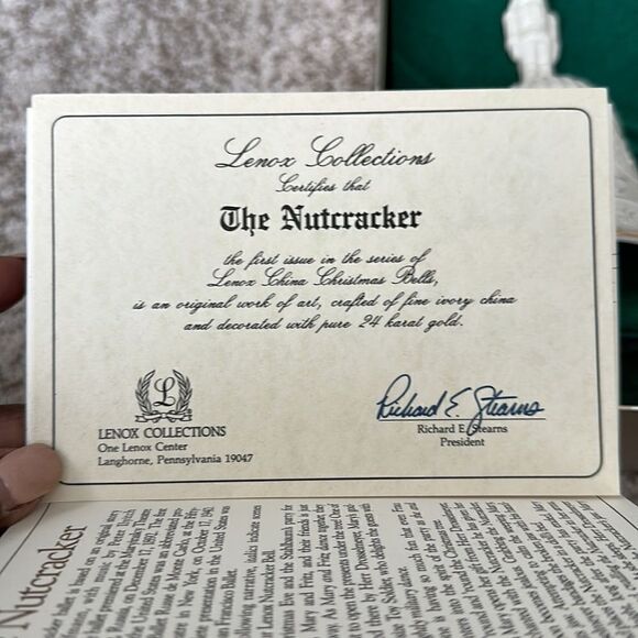 Lenox The Nutcracker Authentic China Bell w/certificate - Picture 5 of 6